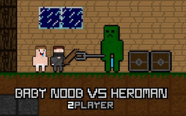 Baby Noob vs Heroman 2 Player: Forest Adventure Online Game