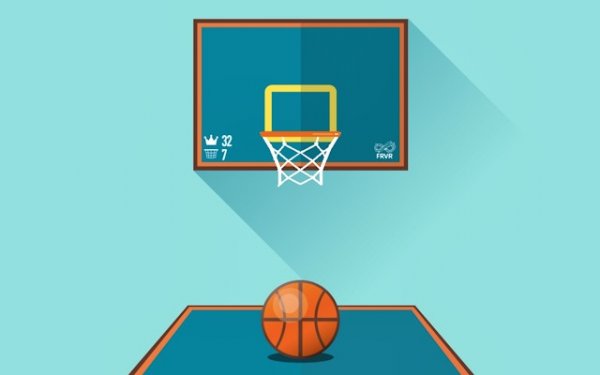 Basketball FRVR - Free Hoop Shooting Game Online