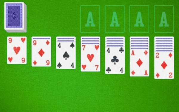 Klondike Solitaire Big Cards Online Game
