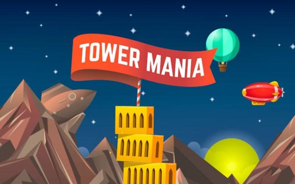 Tower Mania - Futuristic Building Puzzle Game