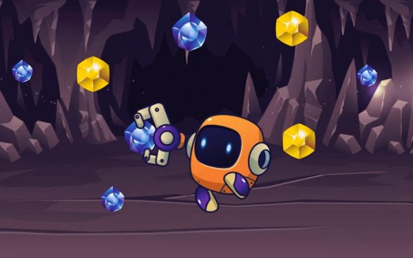 Treasure Hunting Robot: Online Puzzle Adventure Game