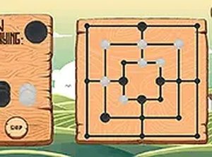 Nine Men's Morris Online Strategy Board Game